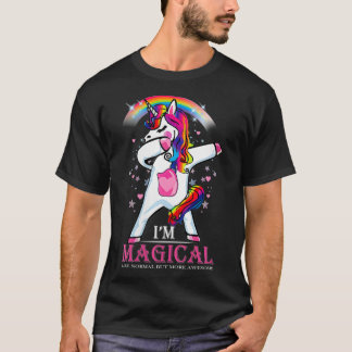 Camiseta Mujeres Dabbing I M Magical Rainbow Unicorn Magic 