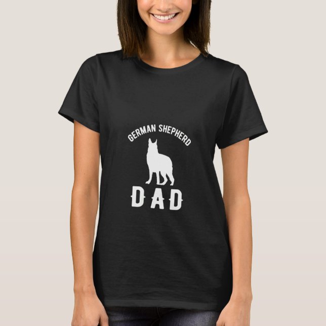 Camiseta Mujeres Dad German Shepherd (Anverso)