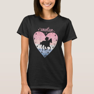 Camiseta Mujeres de 17 años de edad montadas en caballo Chi