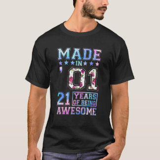 Camiseta Mujeres De 21 Años Nacidas En Guay En 2001