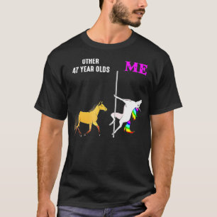 Camiseta Mujeres De 47 Años Y Yo Unicornio Bailando B