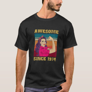 Camiseta Mujeres de 48 años Regalos de cumpleaños impresi