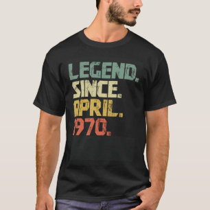 Camiseta Mujeres de 53 años legan desde abril de 1970