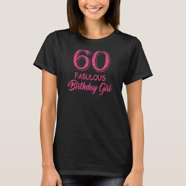 Camiseta Mujeres de 60 años y fabulosas desde 1962 60 (Anverso)