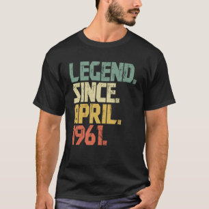 Camiseta Mujeres de 62 años legan desde abril de 1961