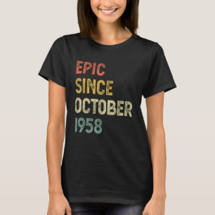 Camiseta Mujeres De 64 Años Epic Desde Octubre De 1958