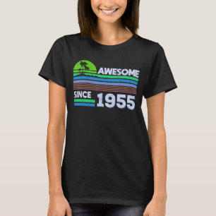Camiseta Mujeres De 67 Años Asombrosas Desde 1955 1