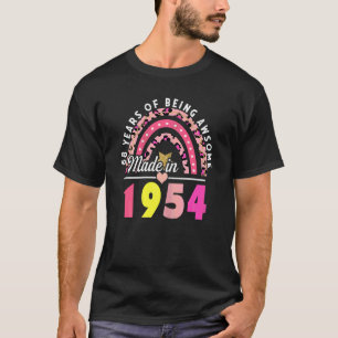 Camiseta Mujeres De 68 Años De Ser Un Impresionante Arcoiri
