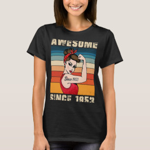 Camiseta Mujeres de 70 años de edad increíbles desde 1953 7