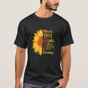 Camiseta Mujeres De 71 Años Nacidas En Marzo De 1951 71º Na