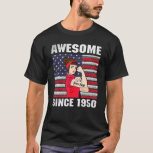 Camiseta Mujeres de 72 años de edad asombrosas desde 1950 7