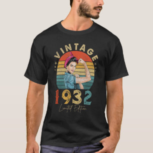 Camiseta Mujeres de 90 años de edad asombrosas desde 1932 c