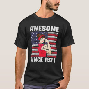 Camiseta Mujeres de 91 años que nacieron en 1931