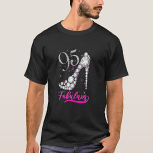 Camiseta Mujeres De 95 Años De Edad Fabulosos Zapatos De Co
