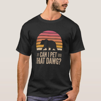 Camiseta Mujeres de Acampada Perrita Meme de Oso de Senderi
