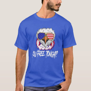 Camiseta Mujeres De Águila Calva Hombres Vintage El 4 De Ju