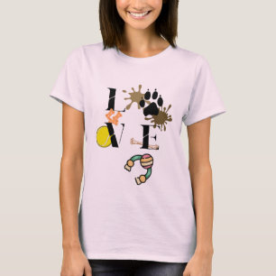 Camiseta Mujeres de "amor a los perros"