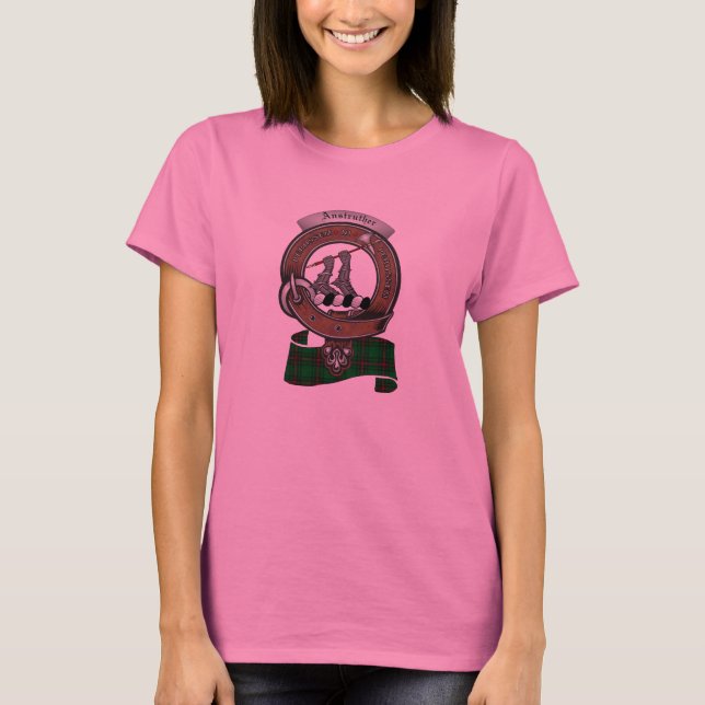 Camiseta Mujeres de Anstruther Clan Badge (Anverso)