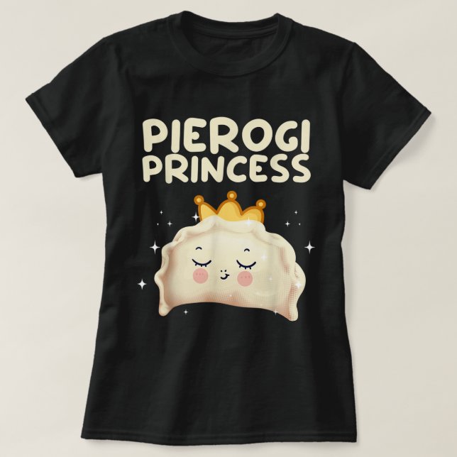 Camiseta Mujeres de arte Cute Pierogi Chicas Niños Pierogi  (Diseño del anverso)