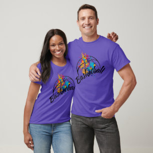 Camiseta Mujeres de baloncesto acuarela