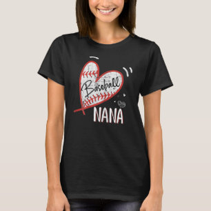Camiseta Mujeres de béisbol Nana Abuela Mujeres de Béisbol