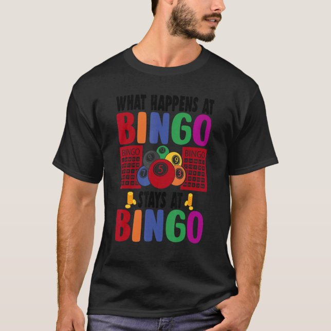 Camiseta Mujeres de Bingo Afortunadas Hombres Lucky Bingo G (Anverso)