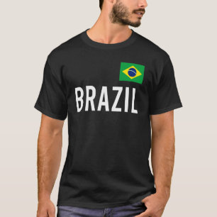 Camiseta Mujeres de Brasil Hombres Niños Bandera de Brasil