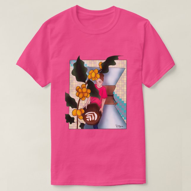 Camiseta Mujeres de café 1 (Diseño del anverso)