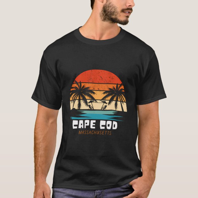 Camiseta Mujeres de Cape Cod Massachusetts Beach Seashore M (Anverso)