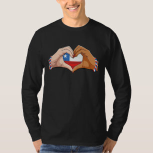 Camiseta Mujeres de Chile Hombres Bandera Patriótica Chilen