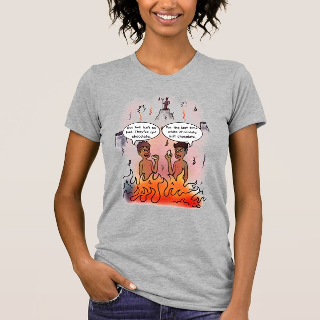 Camiseta Mujeres de chocolate blanco (Anverso)