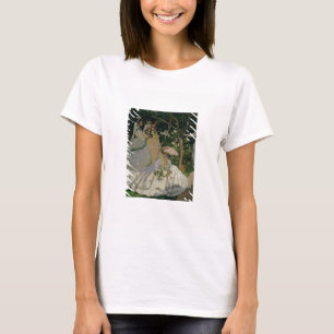 Camiseta Mujeres de Claude Monet el   en el jardín