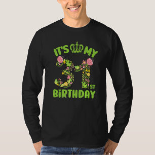 Camiseta Mujeres de cumpleaños de 31 años flan es mi cumple