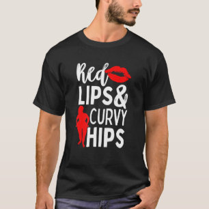 Camiseta Mujeres de Curva de Positividad Corporal Sencilla