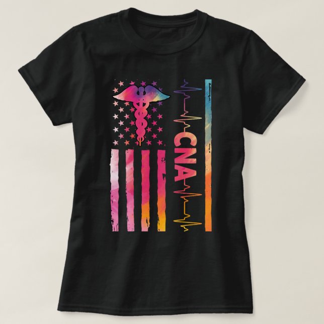 Camiseta Mujeres de enfermería CNA Enfermería A certificada (Diseño del anverso)