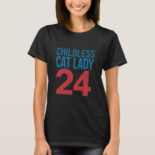 Camiseta Mujeres de gatos sin hijos votando las elecciones