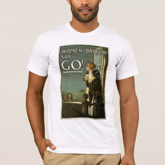 Camiseta ¡Mujeres de Gran Bretaña dicen váyanse!