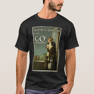 Camiseta ¡Mujeres de Gran Bretaña dicen váyanse!