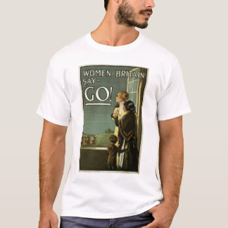 Camiseta ¡Mujeres de Gran Bretaña dicen váyanse!