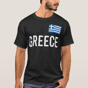 Camiseta Mujeres de Grecia Hombres Niños Bandera de Grecia