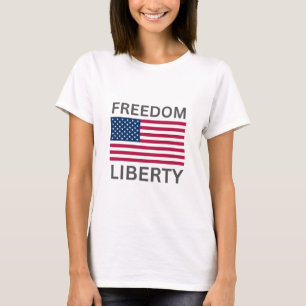 Camiseta Mujeres de la bandera estadounidense Freedom™