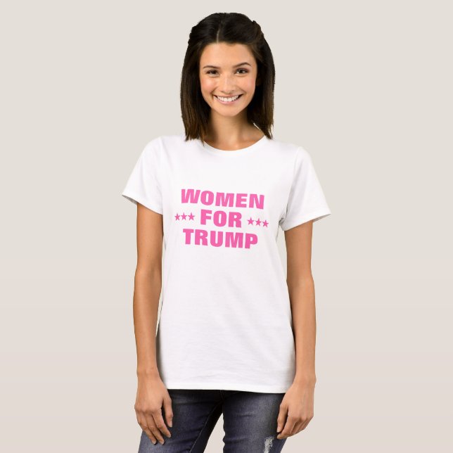 Camiseta Mujeres De La Elección Trump (Anverso completo)