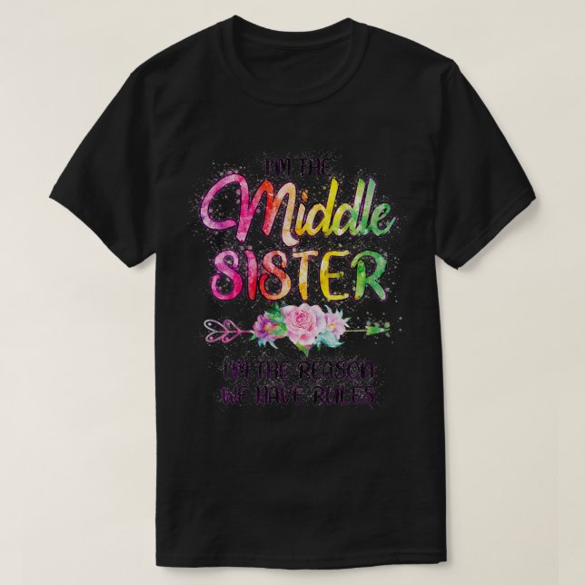 Camiseta Mujeres De La Hermandad Media Es Gracioso Que Sea  (Diseño del anverso)