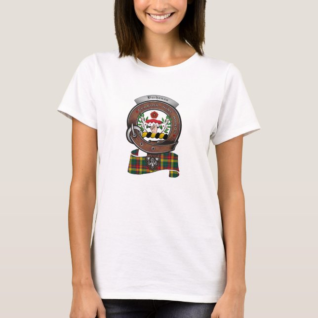 Camiseta Mujeres de la Insignia de Clan Buchanan (Anverso)