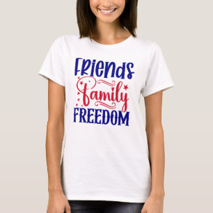 Camiseta Mujeres de la libertad de la familia de amigos