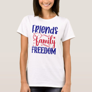 Camiseta Mujeres de la libertad de la familia de amigos