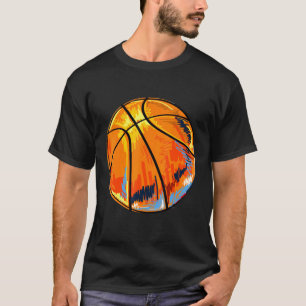 Camiseta mujeres de la pelota de baloncesto Tshir tee