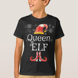 Camiseta Mujeres de la Reina Elf Divertidas Familias coinci