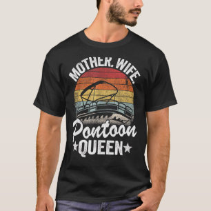 Camiseta Mujeres de Lake Life Mamá Madre Mujer Pontoon Rein