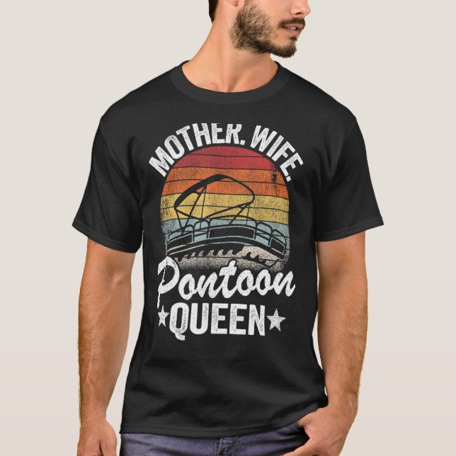Camiseta Mujeres de Lake Life Mamá Madre Mujer Pontoon Rein (Anverso)